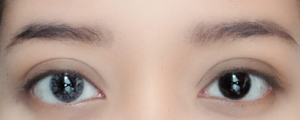 softlens warna abu-abu